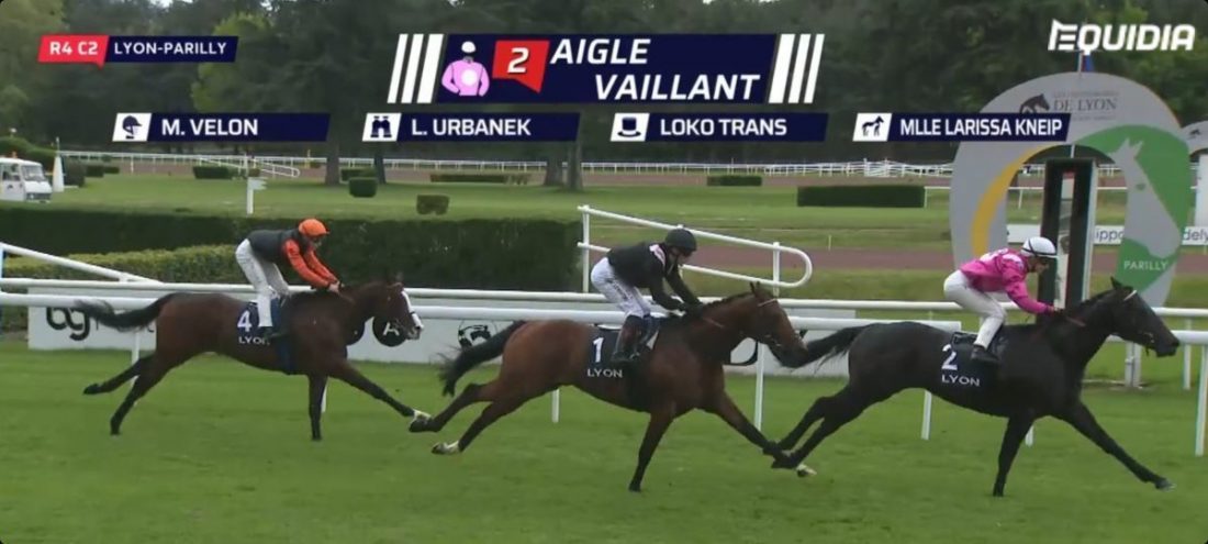 Trainer Urbanek won in great style in Lyon Parilly